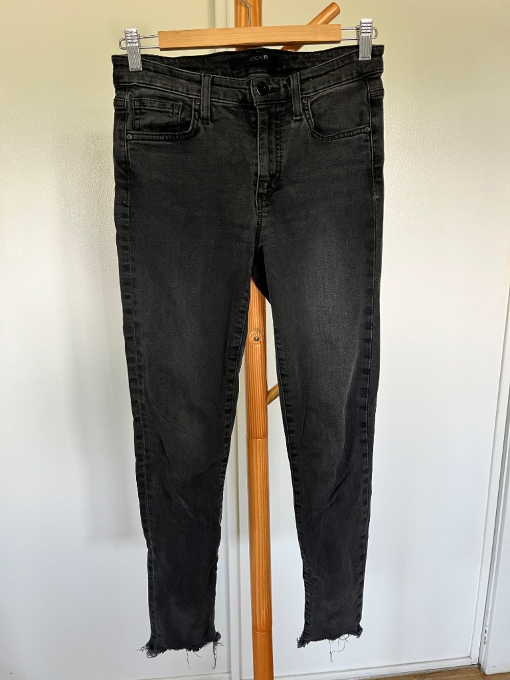 Joe's skinny stretch black jeans, size 26